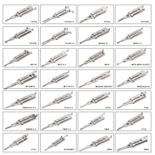 Original LISHI 2-in-1 Pick & Decoder Set, 112 Pieces