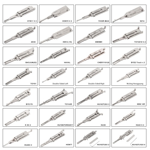 Original LISHI 2-in-1 Pick & Decoder Set, 112 Pieces