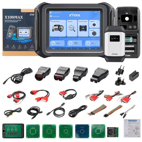 XTOOL X100 MAX Advanced Key Programming Tool + KC501+EEPROM Adapter Topology Mapping, ECU Coding/Programming, Bi-Directional Control CANFD/DoIP