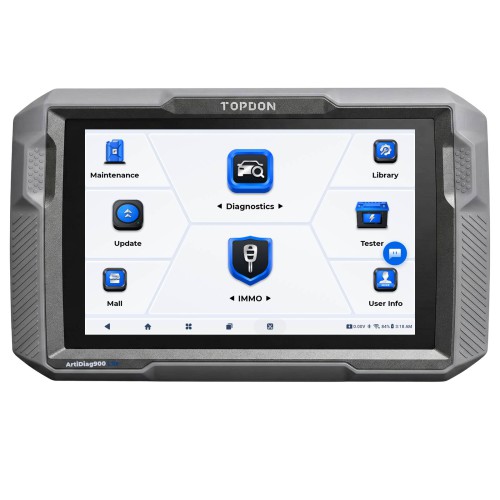 [US/EU Ship] TOPDON UltraDiag 8-Inch Bi-directional Control Key Programming & Scan Tool Support 30 Reset 100+ Vehicle Coverage 2 Years Update