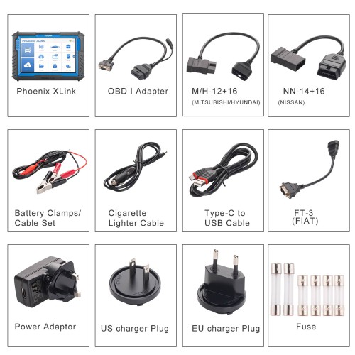 TOPDON Phoenix XLink Scan Tool, ECU Programming, Online ECU Coding Topology Mapping, 41 Services, Bi-Directional Scanner, Guided Function, CAN FD/DoIP