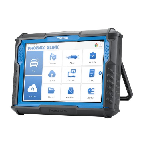 TOPDON Phoenix XLink Scan Tool, ECU Programming, Online ECU Coding Topology Mapping, 41 Services, Bi-Directional Scanner, Guided Function, CAN FD/DoIP