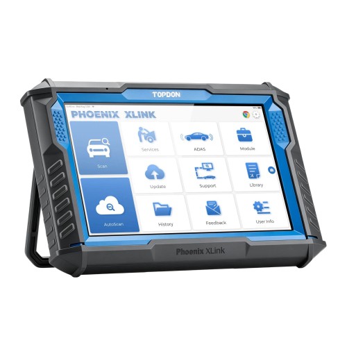 TOPDON Phoenix XLink Scan Tool, ECU Programming, Online ECU Coding Topology Mapping, 41 Services, Bi-Directional Scanner, Guided Function, CAN FD/DoIP