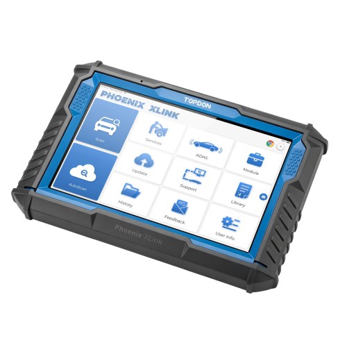 TOPDON Phoenix XLink Scan Tool, ECU Programming, Online ECU Coding Topology Mapping, 41 Services, Bi-Directional Scanner, Guided Function, CAN FD/DoIP