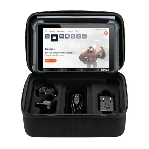 THINKCAR THINKSCAN 689BT PRO Bluetooth Diagnostic Scanner with AI Function, Supports CANFD & DOIP & J2534, 35 Resets,Topology Mapping, ECU Coding