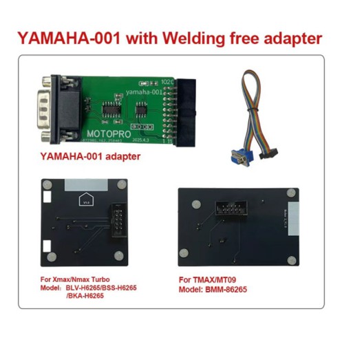 MOTOPRO YAMAHA-001 with Solderfree Adapter for YAMAHA New YAMAHA XMAX/NMAX TURBO/TMAX/MT09