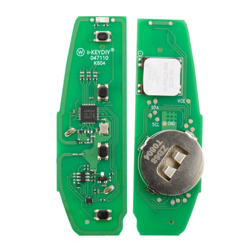 KEYDIY ZB68-4 Smart Key for BYD PCB Board Only No Shell for 46, 47, 48, 49, 4A, MQB4, 5C Chip Types