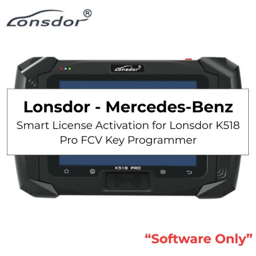 Benz Smart IMMO Software License for Lonsdor K518 Pro (FCV) Key Programmer