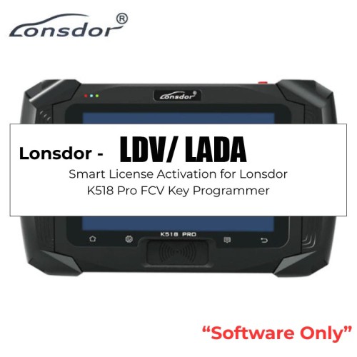 LDV License Activation for Lonsdor K518 PRO FCV Version Key Programmer