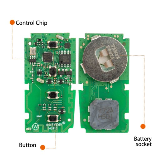 KEYDIY TIB42-4 Universal Smart Remote Key
