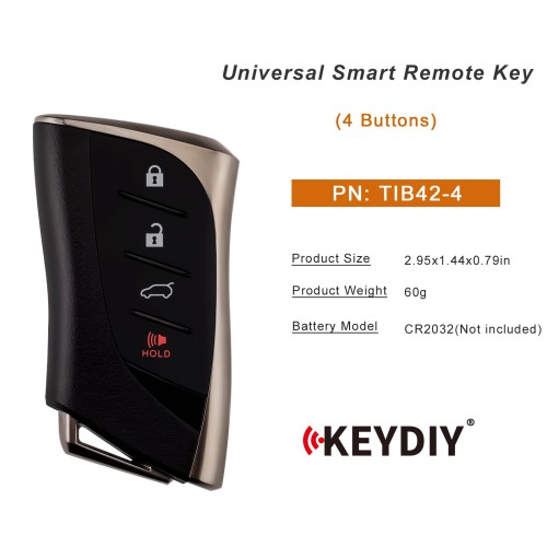 KEYDIY TIB42-4 Universal Smart Remote Key