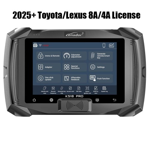 Lonsdor Toyota/Lexus 8A/4A New Model License for 2025+ Lexus RX, TX, NX, UX 350, RT h+ series for K518 Pro/ K518 Get 3 Free Tokens