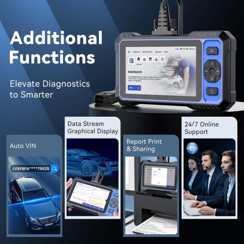 THINKCAR MUCAR 682 AI Intelligent Diagnostic Scanner, Supports CAN FD & FCA AutoAuth, 20+ Reset Functions