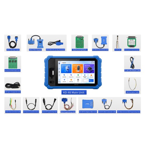 2026 KEYDIY KD-X6 KD X6 Professional Full Version Supports IMMO Programming, Remote/Chip Function, Smart Match, Frequency Test