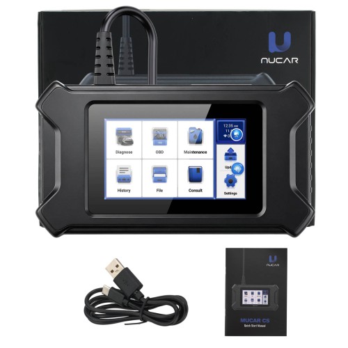 THINKCAR MUCAR CS90 Diagnostic Scanner Supports Engine System Diagnoses, 28 Reset Service Functions, ECM Diagnosis,  Full OBDII Diagnostics