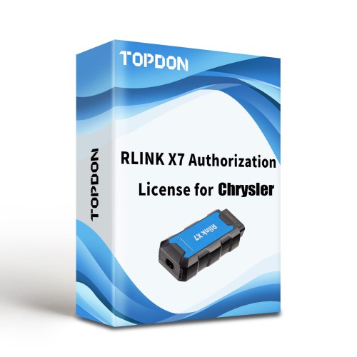 Topdon Rlink X7 Chrysler Software License