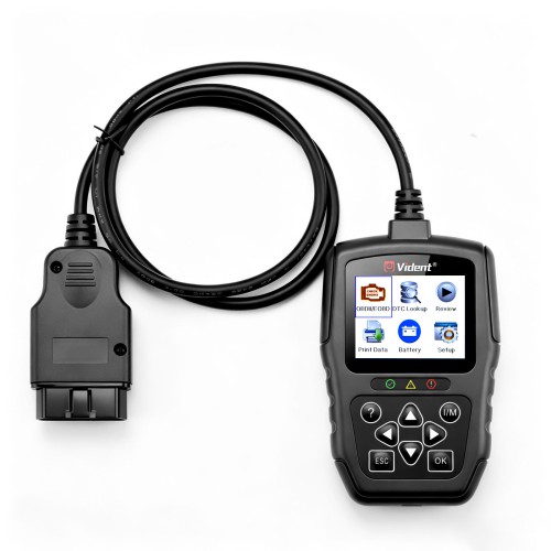 VIDENT iEasy300 Pro CAN OBDII/EOBD Code Reader With 100CM Long Diagnostic Cable, Lifetime FREE Software & Firmware Update
