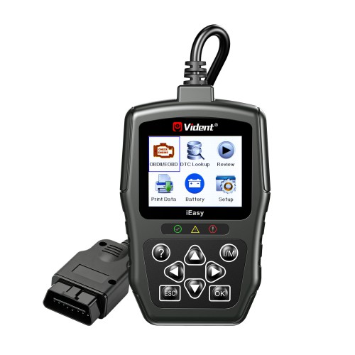 VIDENT iEasy300 Pro CAN OBDII/EOBD Code Reader With 100CM Long Diagnostic Cable, Lifetime FREE Software & Firmware Update