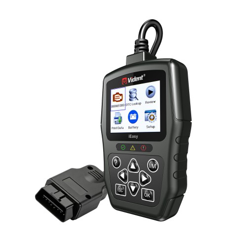 VIDENT iEasy300 Pro CAN OBDII/EOBD Code Reader With 100CM Long Diagnostic Cable, Lifetime FREE Software & Firmware Update