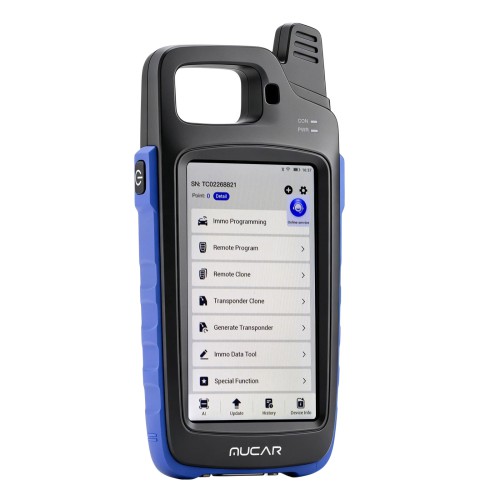 THINKCAR MUCAR KEY581 Key Programmer and Full OBD2 Diagnostics 9 Maintenance Functions Battery & Electrical Test CAN FD