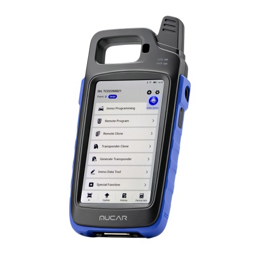 THINKCAR MUCAR KEY581 Key Programmer and Full OBD2 Diagnostics 9 Maintenance Functions Battery & Electrical Test CAN FD