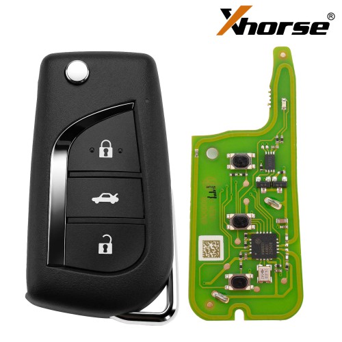5pcs/lot XHROSE XETO00EN FENG.T Style Super Remote Key Foldable 3 Buttons