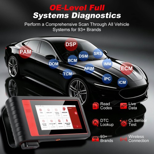 THINKCAR THINKTOOL MINI OE-level Full System Diagnostic 28 Reset Wireless/Bluetooth Connection Lifetime Free Update