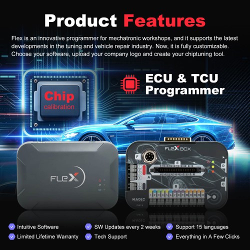 [EU Ship] Magic Motorsport Magic FLK02 FLEX Full HW Kit + Full Flex Software Package Master Version FLS0.5M Supports Boot Glitch Unlocking