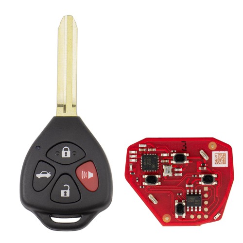 XHORSE XKTO22EN ( 4 Buttons -Triangular) Second Generation Wired Remote 5Pcs/Lot