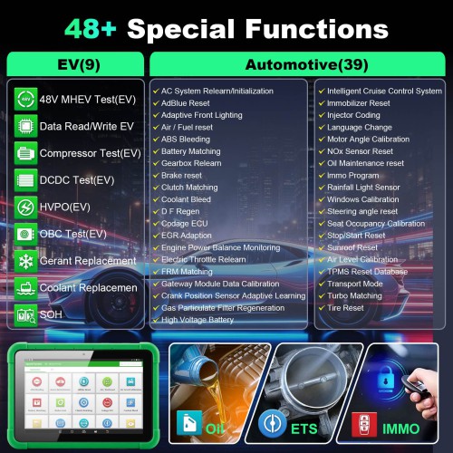 LAUNCH X-431 PRO3S+ V2 New Energy Overseas Online Diagnostics Configuration Supports AI Smart Diagnostics