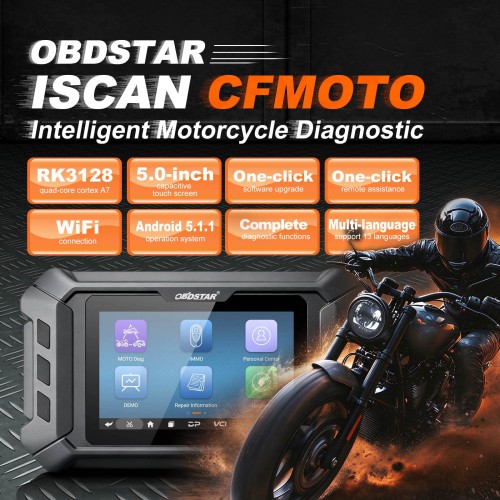 OBDSTAR iScan Motorcycle Diagnostic Scanner for CFMOTO