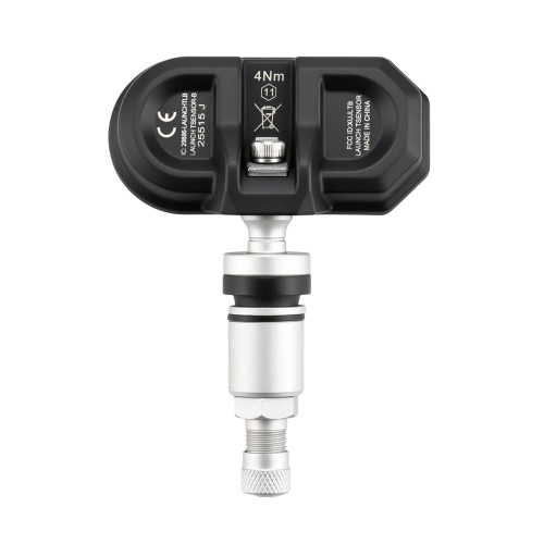 4pcs Launch TSENSOR-B Bluetooth TPMS sensor for Tesla Ready & Reprogramming Free with Adjustable Angle Frosted Silver Finish