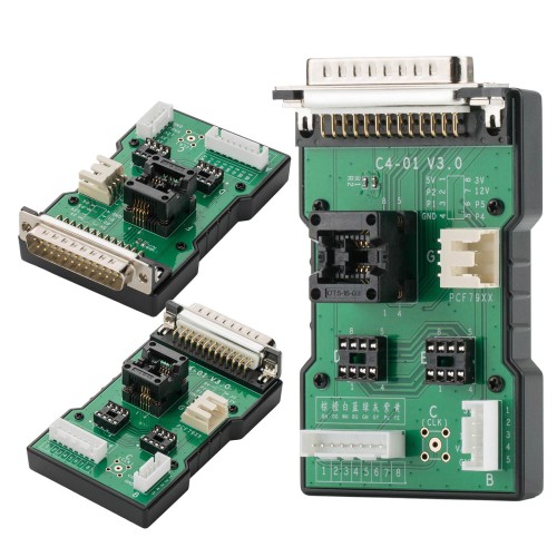 OBDSTAR MP001 Set (MP001 Programmer+C4-01 Host + C4-02 Host + Jumper Wires + W004/W005/ECU Bench Jumper) for P50 Airbag Reset JTAG Mode
