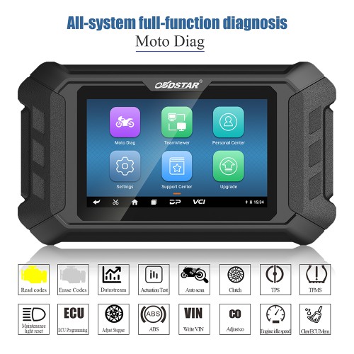 [US Ship] [Second-Handed] 90% New OBDSTAR MS50 Tablet standard version for Motorcycle/ Snowmobile/ ATV/ UTV