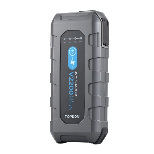 TOPDON Jump Starter V2200PLUS 2-in-1 Jump Pack & Battery Tester Offer 35 Jumps on A Full Charge