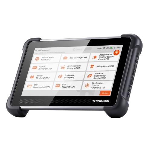 THINKSCAN 672 Diagnostic Scanner Supports CAN-FD Protocol IMMO Key Matching 28+ Reset Functions, Lifetime free update