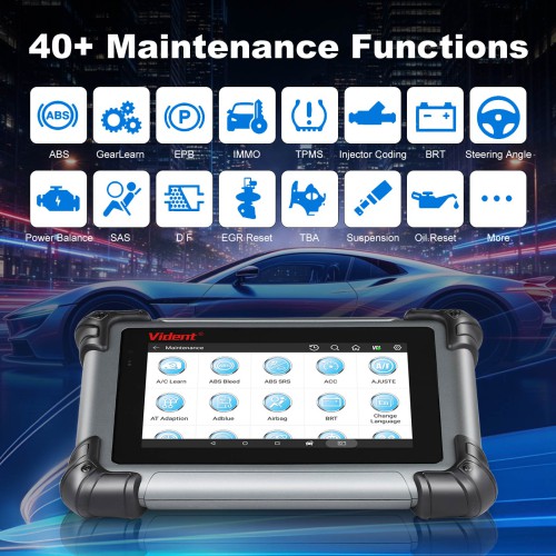 VIDENT iSmart800 Pro Automotive Diagnostic Scanner Support All Systems ECU Diagnosis 18 Month Free Update Better Than Autel MK808