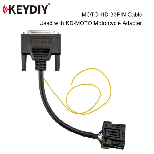 KEYDIY MOTO-HD-33PIN Cable Used with KD-MOTO Motorcycle Adapter