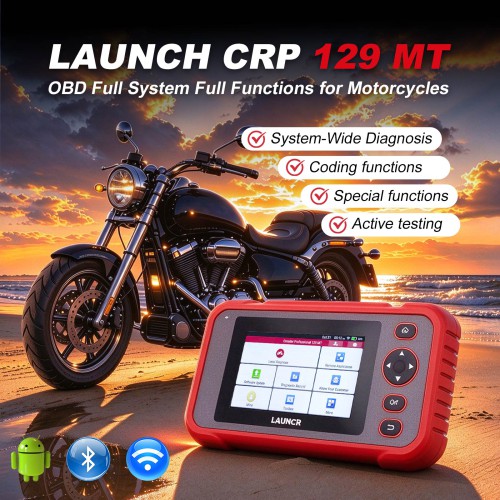 Launch Creader CRP129MT Motorcycle Diagnostic Tool