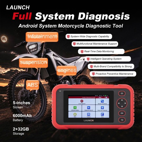 Launch Creader CRP129MT Motorcycle Diagnostic Tool