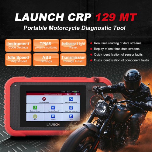 Launch Creader CRP129MT Motorcycle Diagnostic Tool