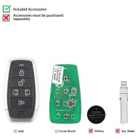 AUTEL IKEYAT005CL BMW 5 Buttons Smart Universal Key 1pcs/lot