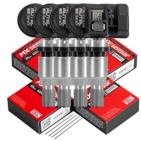 Autel MX-Sensor 315MHz+433MHz 2 in 1 Universal Programmable TPMS Sensor (Metal Values/ Rubber Values) OE-Level Tire Pressure Monitoring Syste 4pcs/lot