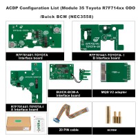 Yanhua Mini ACDP Module 35 for Toyota R7F714xx Buick BCM NEC3558 Mileage Correction
