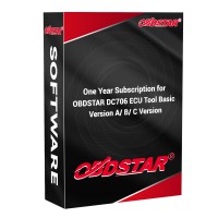 One Year Software Subscription for OBDSTAR DC706 Single Module A/ B/ C Version Update Service