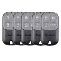 5Pcs/lot XHORSE XKXH20EN VVDI Black 4 Buttons Second Generation Universal Wired Remote