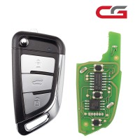 CGDI C13-000038 Metal DF(3BTN) 3 Metal Buttons Wire Remote Used with CGDI K2 Remote Key Programmer 5pcs/lot