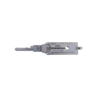 ABUDU KW5 Flat Milling Single Track Opening and Reading Teeth 2-in-1 Tool, Tooth Depth (6-cut) IC CARD: 312
