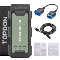 [US/UK Ship] TOPDON RLink J2534 Pass-Thru Programmer, OEM Reprogramming and Diagnostic Tool, Enhanced J2534 VCI, Supports J2534/D-PDU/CAN-FD/DoIP