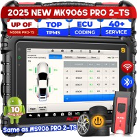 AUTEL MaxiCOM MK906S PRO II -TS Support Bluetooth, TPMS, AutoVIN, OE-level Diagnostics, Read/Erase Codes, View Freeze Frame Live Data